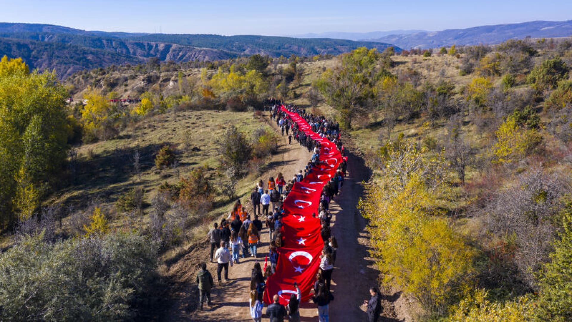 Çankırı'da "17. İstiklal Yolu Yürüyüşü"