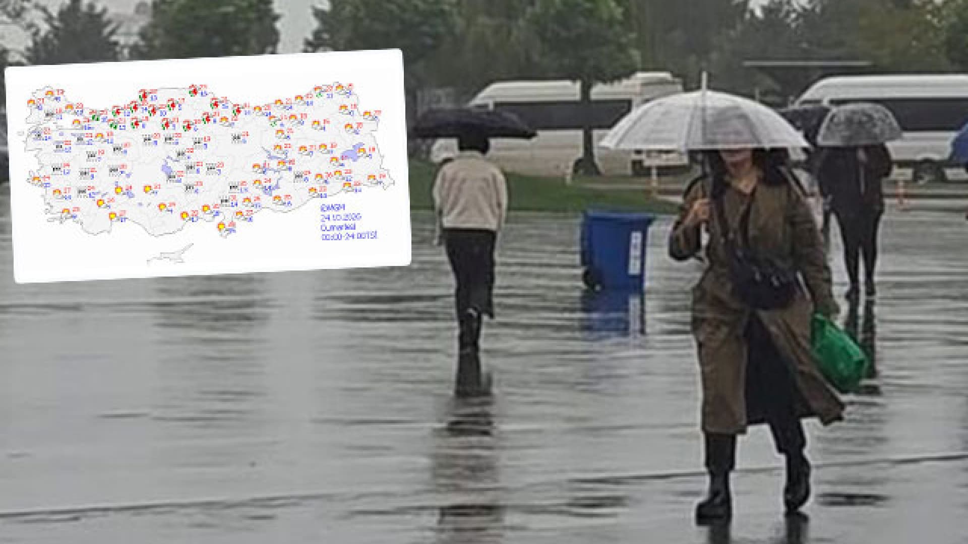 Meteoroloji saat verip uyardı... 2 bölgede sağanak