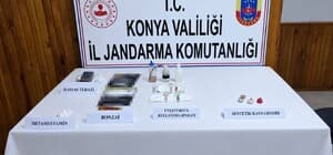 Konya'da 4 bin 137 sentetik hap ele geçirildi