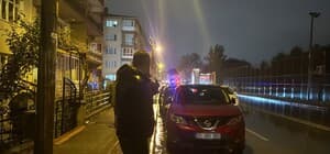 Kaza sonrası 2.27 promil alkollü sürücü yanan aracını sigara içerek izledi