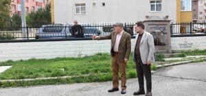 Başkan Sekmen ve Uçar'dan saha incelemesi