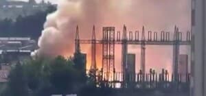Diyarbakır'da trafo bomba gibi patladı