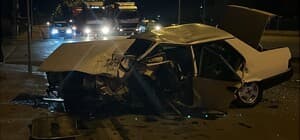Konya’da iki otomobil çarpıştı: 5 yaralı