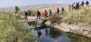 Muş'ta tarihi ve doğal güzelliklere dikkat çekmek için yürüdüler