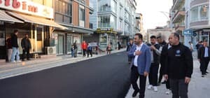 Vezirköprü'de sıcak asfalt çalışmaları başladı