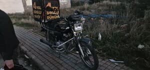 Çorum'da otomobil ile motosiklet çarpıştı: 1 yaralı
