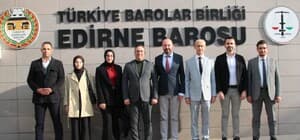 Saadet Partisi Genel Başkan Yardımcısı Tekin'den Edirne Barosuna ziyaret