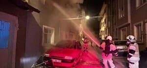 Kütahya'da 3 katlı binada yangın: 1 ölü