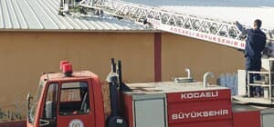 Kocaeli'de elektrik akımına kapılan işçi yaralandı