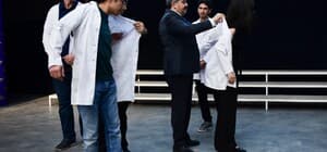 Malatya Turgut Özal Üniversitesi Tıp Fakültesi'nde beyaz önlük heyecanı