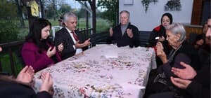 Vali Makas'tan 15 Temmuz şehidi Ufuk Baysan'ın ailesine ziyaret