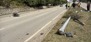 Karabük'te otomobille çarpışan elektrikli bisikletin sürücüsü öldü