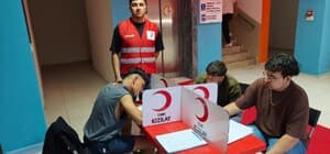 Aydın'da öğrenci yurdunda kan bağışı etkinliği düzenlendi