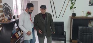 Emekli madenci, üç aylık tedaviyle ayağını kaybetmekten kurtuldu