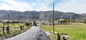 Hani ile Elazığ arasındaki bağlantı yolu sıcak asfaltla yenilendi