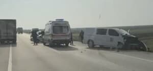 Gönen-Bandırma yolunda trafik kazasında 3 kişi yaralandı