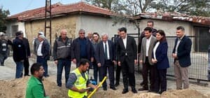 İpsala'da doğal gaz çalışmaları incelendi