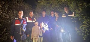 Ormanda kaybolan Alman aileyi jandarma buldu