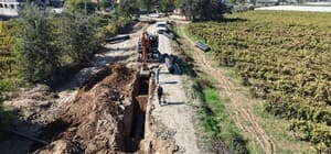 Yağmur suları artık kanalizasyona karışmayacak Manisa'nın Sarıgöl ilçesinde bağları ve evleri tehdit eden su baskınlarına altyapı önlemi