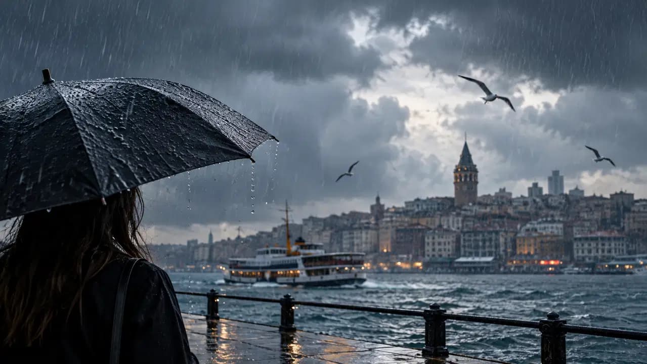 İstanbul’da sağanak alarmı: Yağış perşembe günü kuvvetlenecek