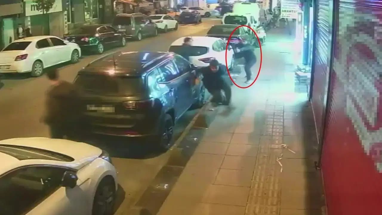 Esenler'de silahlı saldırı sanılmıştı: Güvenlik kamerası gerçeği ortaya çıkardı!