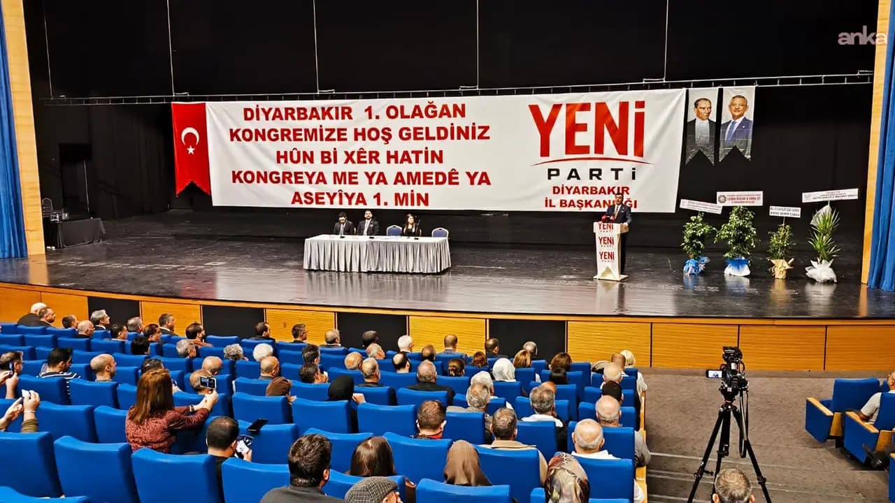 Özgür Özel ve İmamoğlu'ndan YENİ Parti Diyarbakır İl Başkanlığı Kongresi'ne mesaj