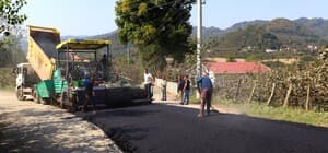 Ordu'da sıcak asfalt çalışmaları