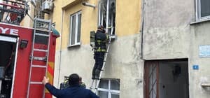 Sinop'ta kombinin elektrik bağlantısında yangın çıktı