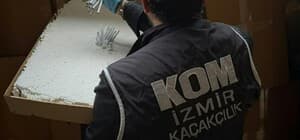 İzmir'de 2 milyon 160 bin kaçak makaron ele geçirildi