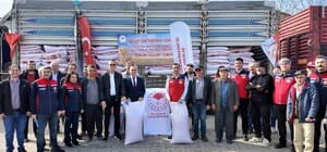 Çanakkale’de çiftçilere sertifikalı buğday dağıtıldı