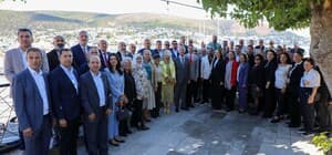 Bodrum'da 56 mahalle muhtarı için anlamlı kutlama