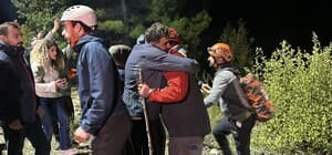 Yazılı Kanyon'da umutlu bekleyiş mutlu sonla bitti Isparta Valisi Erin: "Dağcılık tekniklerini kullanarak sağlıklı ve sağ bir şekilde buraya çıkarabildik"