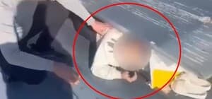 Aranan hükümlü çatı arasında yakalandı