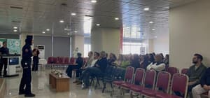 Üniversitede tatbikat heyecanı