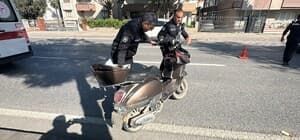 Samsun'da otomobil ile motosiklet çarpıştı: 1 yaralı