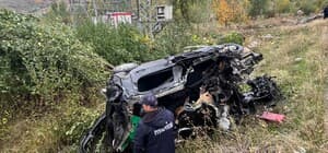 Van'da otomobil hurdaya döndü: 1 ölü