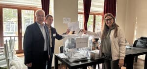 Kırklareli'nde çifte vatandaşlar Bulgaristan seçimi için sandık başına gitti