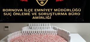 İzmir’de 43 bin 730 sentetik ecza ele geçirildi
