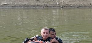 Bursa itfaiyesinden insansız cankurtaran aracı tatbikatı