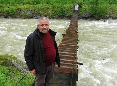 Giresun'da korkuyla geçilen köprü için harekete geçildi! 15 yıllık mücadeleyi kazandılar