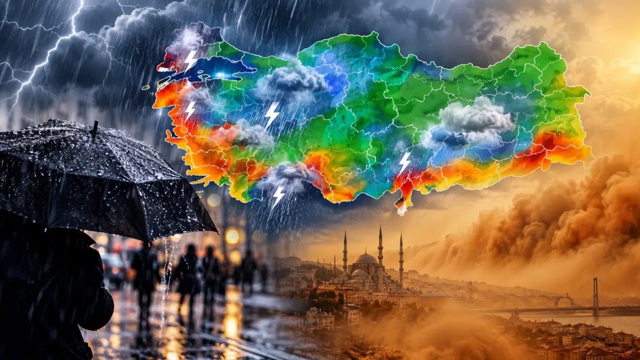 12 Ekim hava durumu: Sağanak ve toz taşınımı uyarısı